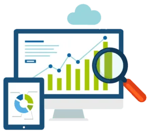 Infographic illustrating four reasons to use vertical search sites for dental marketing.